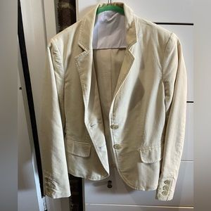 J. Crew off-white blazer